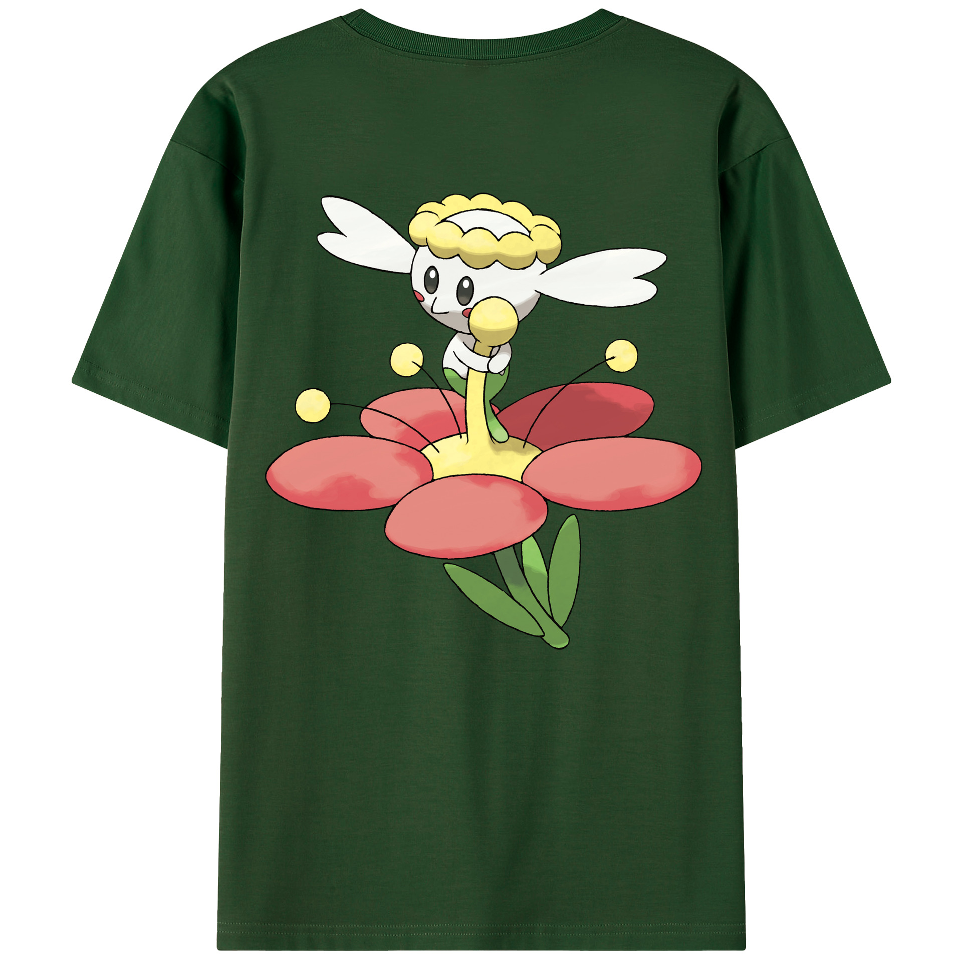 （画像用） ポケットモンスター Pokémon 綿100％半袖Tシャツ（背面プリント）